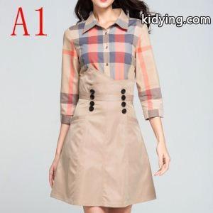 2026SSのトレンド商品 オシャレ印象で人気の高い 派手すぎず バーバリー コピー burberry コピー ワンピース 2色可選_ワンピース_レディースファッション_スーパーコピーブランド激安通販 専門店kidying26DOTnGb