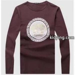 オシャレで美しく着こなすヴェルサーチ コピー　肌触り良い長袖Tシャツ 4色可選_ヴェルサーチ コピー versace コピー_ブランド コピー 激安(日本最大級)kidying26D4zqWr