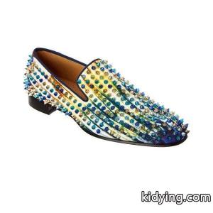 クリスチャン ルブタン メンズ ローファー シューズ・靴 Dandelion Spikes Loafer Green :ho-512266901:フェルマート エフ fermart ef - 通販ショッピングkidying26vW9Lvm