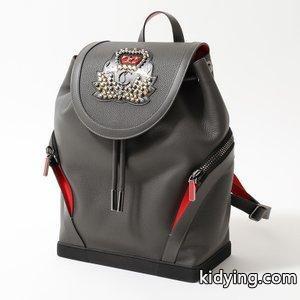 Christian louboutin ブランド コピー クリスチャンルブタン ブランド コピー 3175045 スタッズ装飾 レザー バックパック リュック エンブレムパッチ バッグ カラーI132/CHARBON メンズ :300227206:インポートセレクト musee - 通販ショッピングkidying26umOPTn
