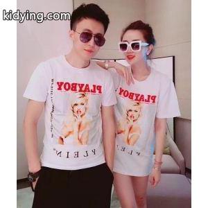 激安大特価2026フィリッププレインコピーPHILIPP PLEIN男女兼用クルーネック半袖Ｔシャツ黒、白kidying265XTTTr