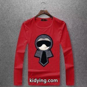 人気定番HOTメンズ用6色展開fendi コピー細身のシルエットコットン生地オールシーズンTシャツフェンディ コピー スーパー コピーkidying26riKXDm