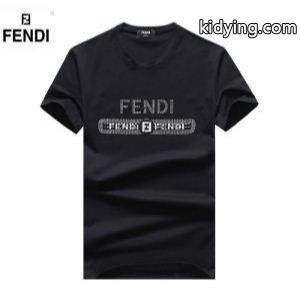 新作入荷品質保証紳士服大きめサイズ優しい綿ｔシャツ重ね着男性用黒白ブルーダークブルーfendi コピーブランドフェンディ コピーブランド コピーkidying26S5z81j