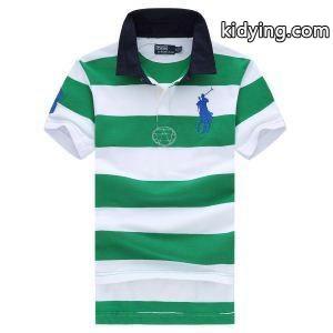 人目を惹くPolo Ralph Laurenポロ ラルフローレンコピーのストライプメンズビジネス用ポロ半袖メンズＴシャツkidying26qy0jOz