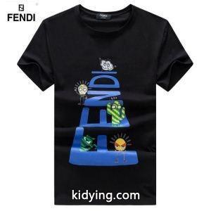 限定セール新作登場質感のいいＴシャツ夏場トップスきれいなプリント黒白赤色ブルーfendi コピーブランドフェンディ コピーブランド tシャツ コピーkidying26WXnCme