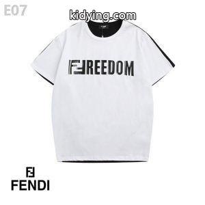 追跡付【fendi コピー】バイカラー コットン ロゴ Tシャツ*日本未入荷40774424フェンディ コピー コピー質感のいい４色展開kidying26eqeyiu