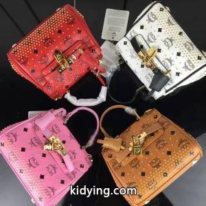 定番人気エムシーエム ブランド コピー通販 ロゴ柄 ハンドバッグ ショルダーバッグ 総柄 通勤 多色可選kidying26qqemiy