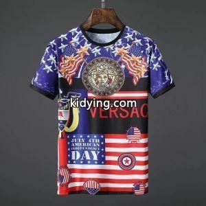 2026春夏季超人気versace スーパーコピーヴェルサーチ スーパーコピーｔシャツスーパーコピーメンズクルーネック半袖Tシャツkidying269LbCum