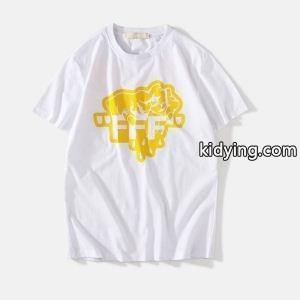 新作入荷格安幅広いプリントｔシャツ半袖黒白Off-white コピーブランドオフホワイト コピーブランド Tシャツ コピー着やすいビッグＴシャツkidying26jKv8fa
