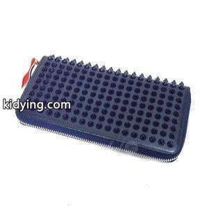 CHRISTIAN louboutin コピーブランド PANETTONE WALLET SPIKES スタッズ ウォレット 財布 ネイビー サイズ：- (四条中之町 :581317004602:カインドオル - 通販ショッピングkidying26q8PrOz