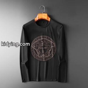 季節感溢れる秋らしいコーデ 2026秋冬の必需品 ヴェルサーチ ブランド コピー versace ブランド コピー 長袖Tシャツ 2色可選_ヴェルサーチ ブランド コピー versace ブランド コピー_ブランド コピー 激安(日本最大級)kidying261j85Tn