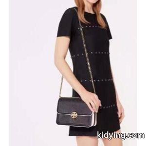 人気女優愛用トリーバーチバッグショルダーチェーンストラップTORY BURCHフラップバッグ通勤kidying26X1zG5n