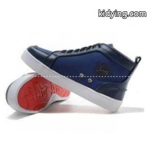 好評　Christian louboutin スーパーコピー　ルブタン コピー　Rantus Orlato　ハイカット　スニーカー　ネイビーkidying26OHH5Pv