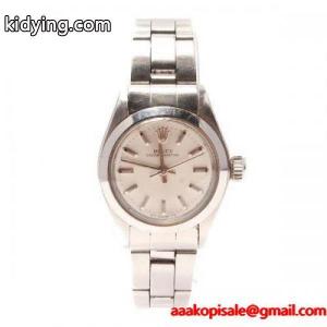 ロレックス コピーブランド オイスターパーペチュアル 6718 自動巻き 腕時計 シルバー文字盤 1972年製 rolex コピーブランド レディース 中古 :a102252026:hugall fashion ハグオール - 通販ショッピングkidying26GryGna