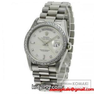 rolex コピーブランド ロレックス コピーブランド 18349A デイデイト 腕時計 K18ホワイトゴールド/ダイヤモンド メンズ 中古 :91019140:ブランド京の蔵小牧 - 通販ショッピングkidying26iiu49r