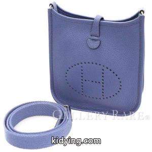 エルメス コピー ショルダーバッグ エブリンTPM ブルーブライトン×シルバー金具 トリヨンクレマンス C刻印 hermes コピー Evelyne バッグ エヴリン :4840664:GALLERY-RARE - 通販ショッピングkidying26DCaOHn