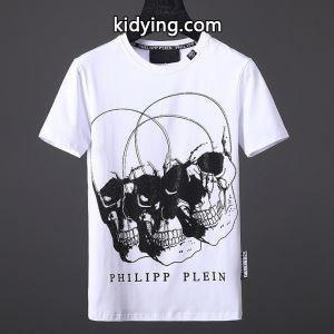 軽量で着心地も良いのPHILIPP PLEINフィリッププレイン激安のメンズクルーネック半袖Tシャツ通販品kidying26P5Lnuy