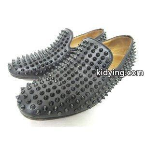 クリスチャンルブタン コピーブランド Christian louboutin コピーブランド スタッズローファー シューズ レザー 装飾 黒 ブラック 39 1/2 スリッポン IBS メンズ【中古】【ベクトル 古着】 :049-901806200046:ブランド古着販売のベクトル - 通販ショッピングkidying26rK9PLz