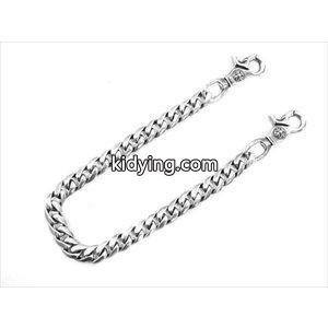 クロムハーツ コピー CLASSIC LONG 2クリップ ロング クラシック リンク ウォレットチェーン シルバー 全長51cm程度 CHROME hearts コピー 【中古】 :f80812804h0450ik77:ブランド専門店LIFE - 通販ショッピングkidying26uy0fKr