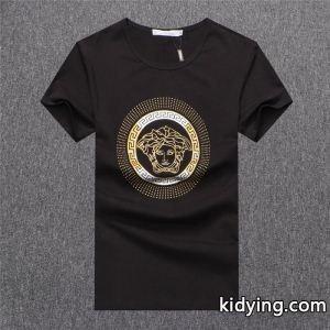 限定セール新作登場シンプルなデザインＴシャツversace コピーブランドヴェルサーチ コピーブランド 通販 メンズビジネスシーンブラックホワイト赤色kidying26KDuuSf