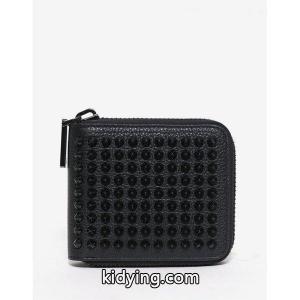 クリスチャン ルブタン Christian louboutin ブランド コピー メンズ 財布 Panettone Square Leather Spikes Wallet Black :cb2-ff9fe895e3:フェルマート fermart シューズ - 通販ショッピングkidying26fG5T1n