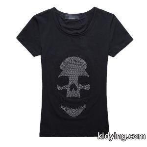 フィリッププレイン 2026 春夏 ダイヤ付き 細身 クルーネック レディース 半袖 Tシャツ 3色可選_フィリッププレイン PHILIPP PLEIN_ブランド コピー 激安(日本最大級)kidying26Hrqm0z