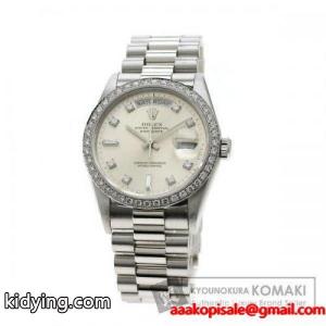 rolex ブランド コピー ロレックス ブランド コピー 18346A デイデイト ダイヤモンド 腕時計 プラチナPT950/PT950/ダイヤモンド メンズ 中古 :00721005:ブランド京の蔵小牧 - 通販ショッピングkidying26bCKf4z