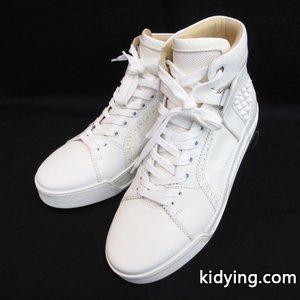 美品 Christianlouboutin コピー ルブタン Loubikick ハイカット スニーカー スパイク スタッズ レザー 白 ホワイト 30959942 405 255 メンズ シューズ【Ceやしろ店】 :ya4552:ココロード - 通販ショッピングkidying26O1DS9z