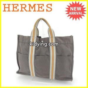 エルメス コピーブランド hermes コピーブランド バッグ トートバッグ フールトゥ 銀座限定 トートMM グレー オレンジ系 レディース 中古 Bag :Y4790:BRAND DEPOT - 通販ショッピングkidying26vmC01r