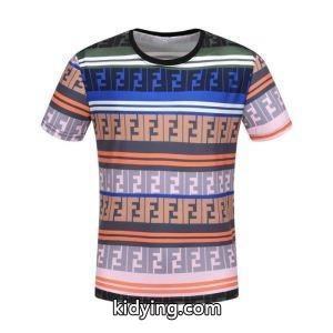 フェンディ ブランド コピー tシャツ コピーfendi ブランド コピー激安大特価本物保証ファッションＴシャツ夏季対応クルーネック美しさ紳士服半袖kidying265Lra4r