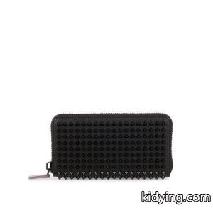 Christian louboutin ブランド コピー/クリスチャンルブタン ブランド コピー Panettone長財布 スパイクスタッズ　オールブラック :STR5292:STROKE - 通販ショッピングkidying264Lv49b