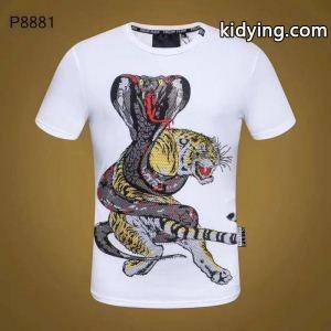 Tシャツ/ティーシャツ2色可選 春夏2026年の最新アイテムフィリッププレイン大人買いする方も多い PHILIPP PLEIN_フィリッププレイン PHILIPP PLEIN_ブランド コピー 激安(日本最大級)kidying26vyWrem