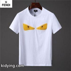 爆買いセールゆったり幅広いコーデｔシャツ半袖定番品fendi コピーフェンディ コピー t シャツ コピー吸汗性速乾性トレンドkidying26ueSnei