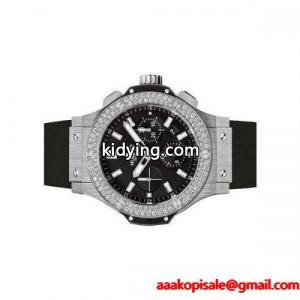 hublot コピー ウブロ コピー　Big Bang Evolution ビッグバン エボリューション ブラック文字盤 ベゼルダイヤ ラバーストラップ　301SX1170RX1104 :hb47:suisho - 通販ショッピングkidying26jKTvui