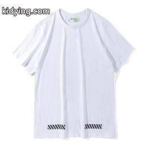 逸品！春夏お得 オフホワイト コピー ブランド Ｔシャツ コピー 抜群なサイズ感  Off-white コピーメンズ ストリートMIX　男女兼用 半袖 Tシャツ 黒kidying26iy4nOb