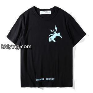 2026春夏季超人気Off-white スーパーコピーオフホワイト スーパーコピーコピー通販のメンズのクルーネック半袖Tシャツ激安　ブラック、ホワイト2色可選kidying26HDS9va