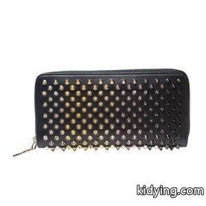 クリスチャン・ルブタン Christian louboutin コピー スタッズ付きラウンドファスナー長財布 3175211 ブラック レディース（未使用） :080318062:BRANSおお蔵 - 通販ショッピングkidying26iaWfae