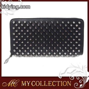 クリスチャンルブタン コピー Christian louboutin コピー パネトーネ スパイク SPIKES ウォレット スタッズ ラウンドファスナー 長財布 レザー ブラック ガンメタル :117107532:マイコレクション ヤフー店 - 通販ショッピングkidying268nC01z