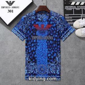爆買い品質保証おしゃれｔシャツ半袖イエロブラックブルーarmani コピーアルマーニ コピー 服 コピープリント大人っぽい通勤通学kidying261v8f8n