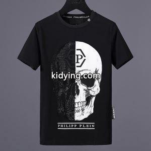 低価直輸入専門店のPHILIPP PLEINフィリッププレインスーパーコピーのメンズクルーネック半袖Tシャツトップス通販品kidying26Hn8nSD