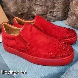 新鮮！Christian louboutin ブランド コピー最新 Pik Boat Woman Flat ルブタン スニーカー メンズ 海外Fashion 人気 新作 シューズ 入手困難 レッドkidying26ua0z8n