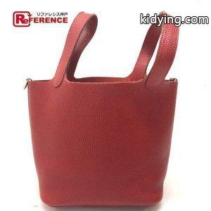 hermes スーパーコピー エルメス スーパーコピー ピコタンロックPM ハンドバッグ ルージュガランス　 レディース 【中古】 :g-0710-31:リファレンス コレクション - 通販ショッピングkidying26qymeGb