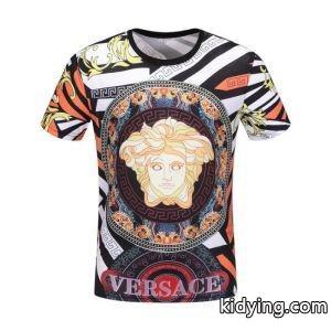 ヴェルサーチ スーパーコピー t シャツ コピーversace スーパーコピー爆買い品質保証動きやすい上質コットンｔシャツロックストリート男性用kidying265bGvii