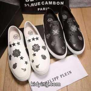 格好いいフィリッププレインスリッポンスニーカー PHILIPP PLEIN コピーフラットシューズ 2色可選kidying26ni4Hri