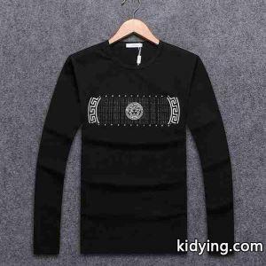 2026秋冬 ヴェルサーチ コピー versace コピー 長袖Tシャツ 綺麗に決まるフォルム！ 3色可選_ヴェルサーチ コピー versace コピー_ブランド コピー 激安(日本最大級)kidying26DaWL1n