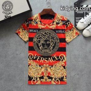 ヴェルサーチ コピーブランド 激安versace コピーブランド赤字超特価安いリーズナブルきれいめ幅広いコーデｔシャツ半袖赤色ダーブルーホワイトkidying26eW5TDa