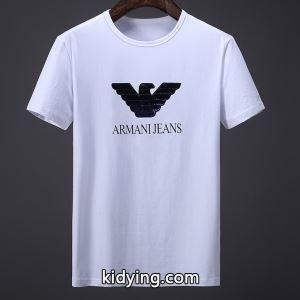 ブラック、ホワイト2色のarmani スーパーコピーアルマーニ スーパーコピーＴシャツメンズ半袖クルーネックスーパーコピー通販品kidying26qK1vqq