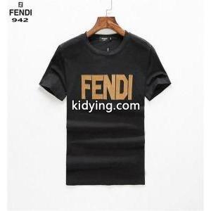 フェンディ ブランド コピー コピーfendi ブランド コピー新作入荷定番人気アウトドアシーン動きやすいプリントｔシャツブラックホワイト合わせやすいkidying26HT1bau