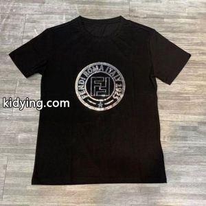 大人OK&fendi ブランド コピー&2026AW&ロゴ入半袖Tシャツ&4色展開&8~14Y37713498フェンディ ブランド コピー 激安柔らかい万能アイテムkidying26DeauOv