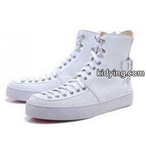 お買い得大人気なクリスチャンルブタン コピー ハイカットレザー Louis Calfメンズスニーカー 白 CHRISTIAN louboutin コピー カジュアル靴_クリスチャンルブタン コピー CHRISTIAN louboutin コピー_ブランド コピー 激安(日本最大級)kidying26aiqaiq